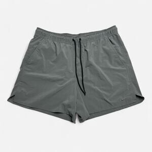 Nike Dri-FIT Gray Running Shorts Elastic Waist Athletic Size XL Men